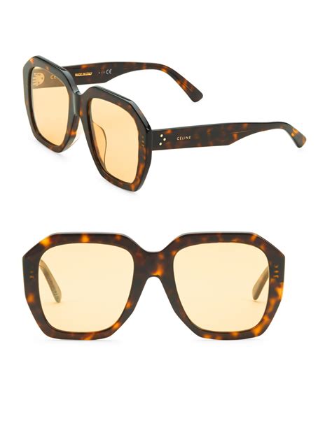 celine 53mm oversized sunglasses